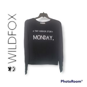 Wildfox A Tiny Horror Story Supersoft Sweatshirt XS